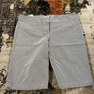 Loft stripped shorts